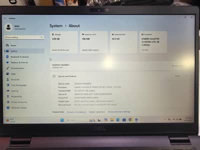 Dell Latitude 7310 C15 10th Gen 16GB Ram 256GB SSD 13"