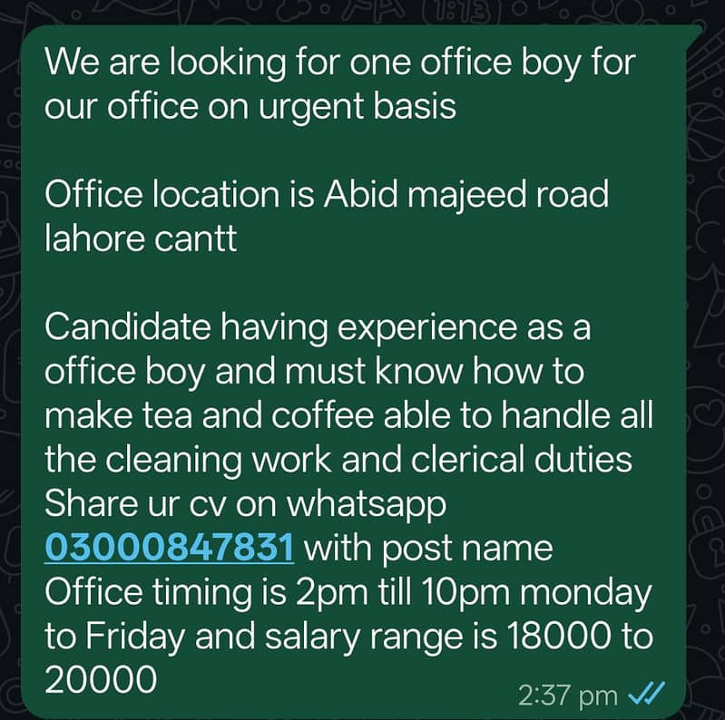 office boy 0