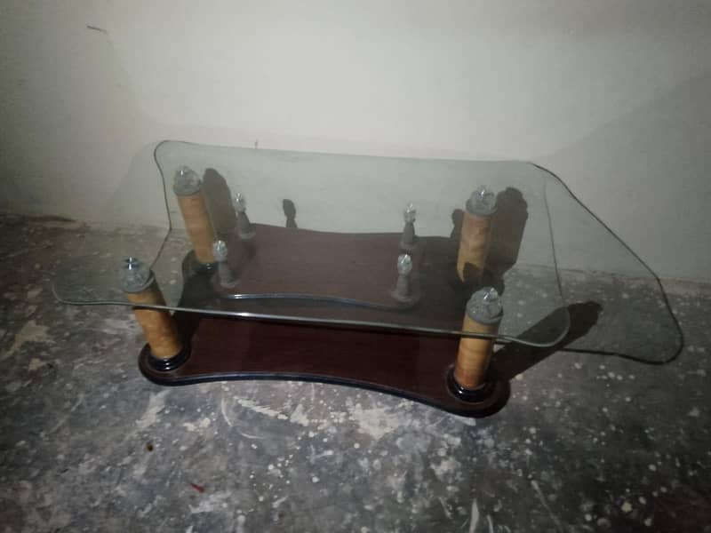Glass Table Set 4