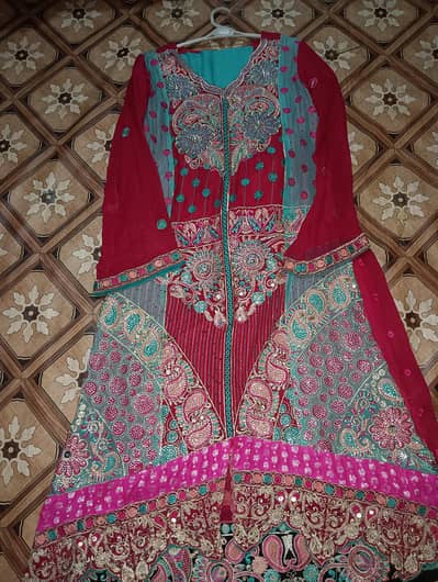 Embroided 3 piece women dress