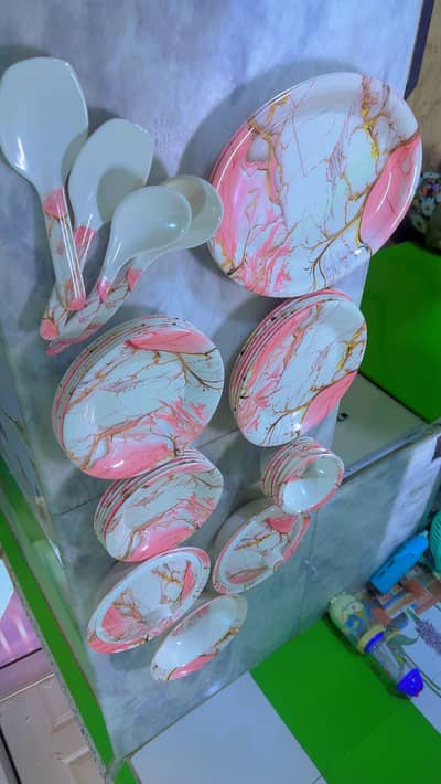 35 pcs melamine dinner set
