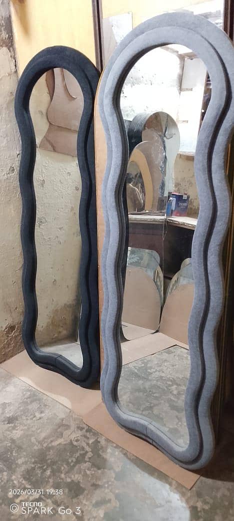 Mirrors, Floor Mirrror, Apple Mirror,Round Mirrors, Curvy Mirror 2