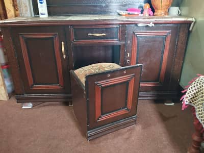 Dressing for sale with 1 chair