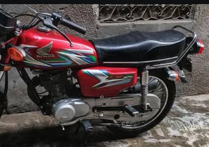 Honda cg 125 red couler
