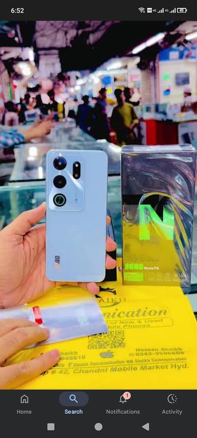 sego note 70  6/128 new condition