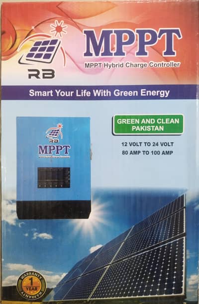 MPPT Hybrid Charge Controller Auto Detect 12V - 24V 80 AMP to 100 AMP