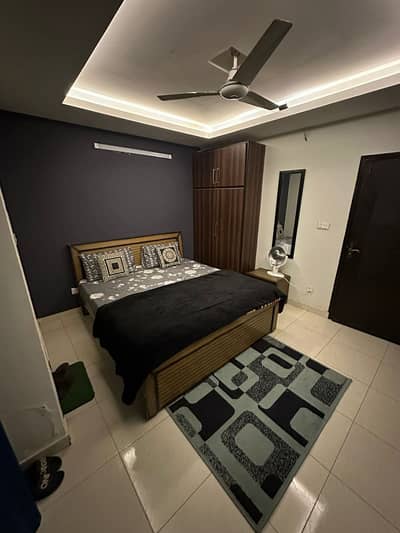 Flat for rent 1bed ROM full furnished apartments safe and scour 100%coupe allow