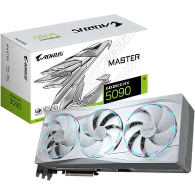 Gigabyte Aorus GeForce RTX 5090 Master Ice 32GB Graphics Card