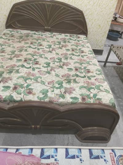 Bed Set, Bedroom Furniture,Double Bed with 2 Side Tables for Sale