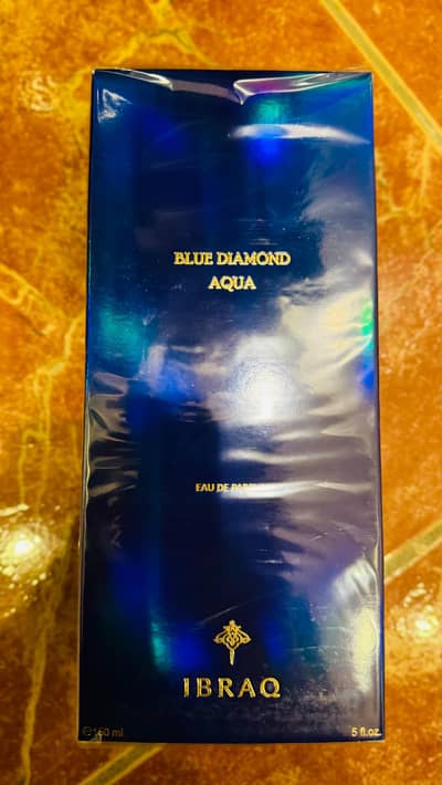 Ibraq Blue Diamond Aqua | 150ml Fresh Summer Scent | Saudi Original