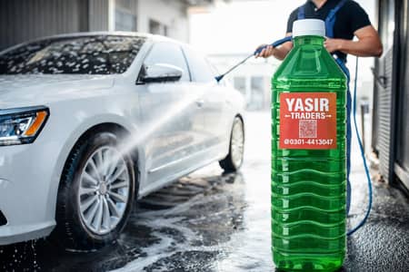 Car Wash Shampoo liquid High Foaming Clean and Shain 1 Liter