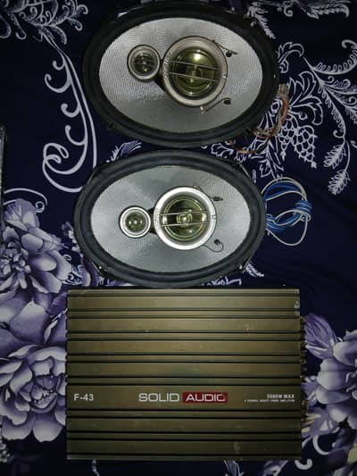 Solid Audio Amplifier Kenwood Speakers