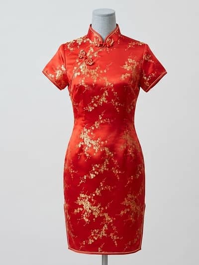 Chinese silk shirt in Pakistan-Cheongsam - S/M size - Qipao - Chinese