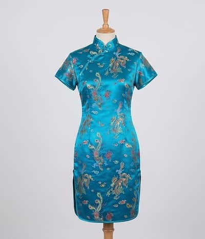 Chinese silk shirt in Pakistan-Cheongsam - S/M size - Qipao - Chinese