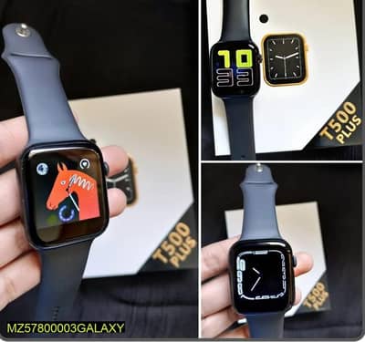 Smartwatch T500 Bluetooth with 2.5D Glass & Silicone Strap