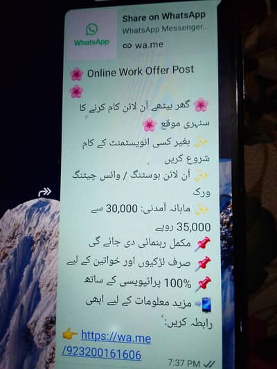 online kam karne ke liye ladkiyon ki jarurat hai