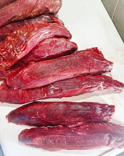 Beef undercut rod