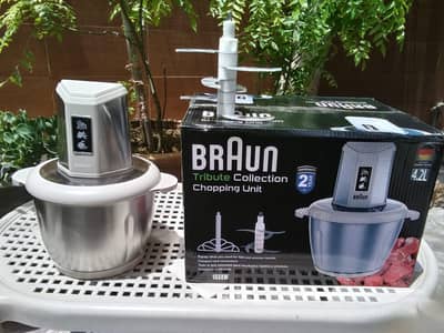 BRAUN Chopper Meat Grinder 4.2  Liter Germany