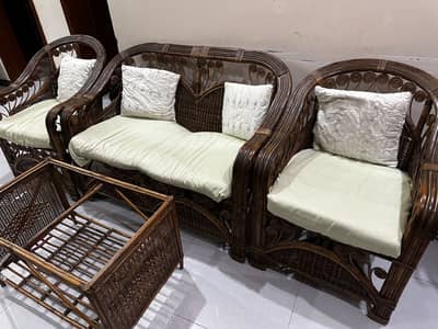 Wooden Sofa set with table