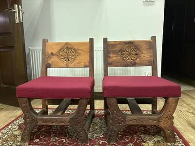 2 Wooden PAK TURK Chairs