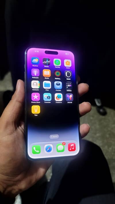 IPhone 14 PM with box cable