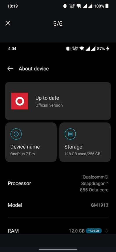 oneplus 7pro dual sim life time pta