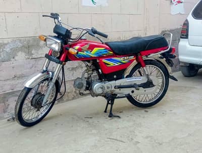 Honda CD 70 Model 2021 Karachi Registration For Sale
