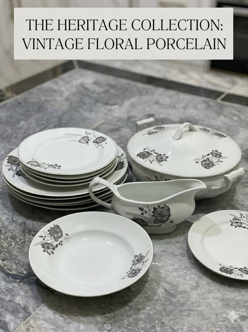 Marble dinner set 0