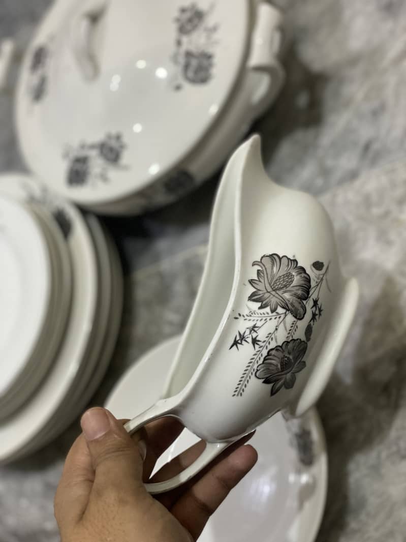 Marble dinner set 6
