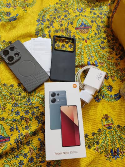 Redmi note 13 pro 12/512 complete box PTA Approved