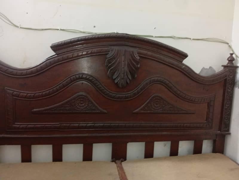 Pure Solid Wood Bed 3