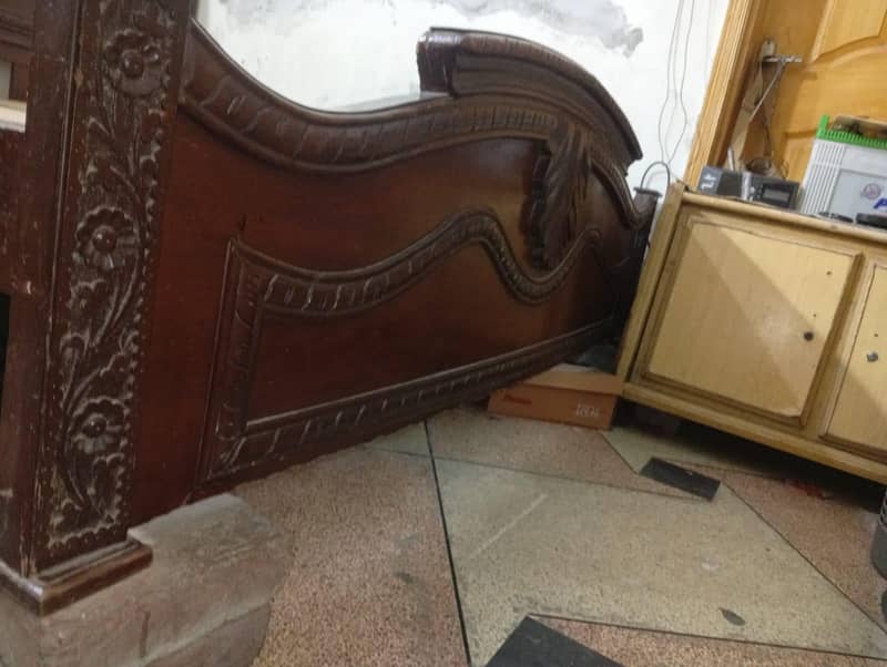 Pure Solid Wood Bed 4