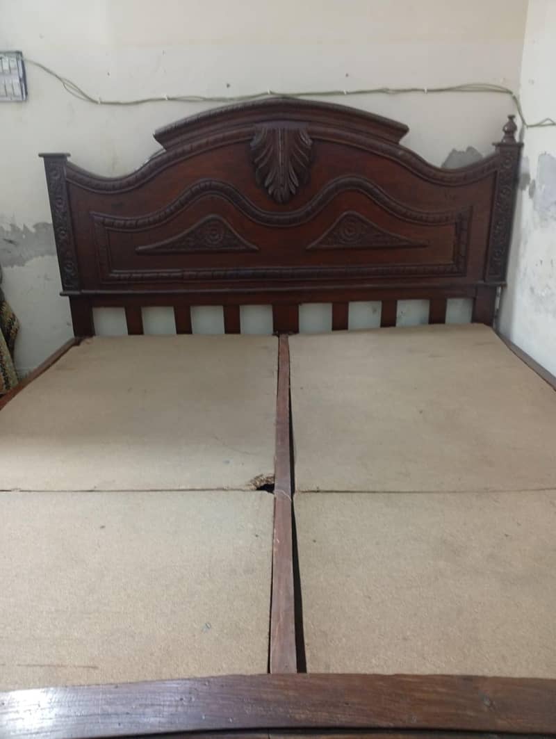 Pure Solid Wood Bed 6