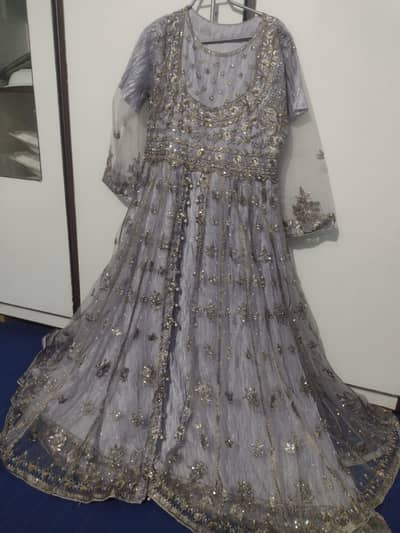 Luxury Heavy Embroidered Maxi Dress For Women