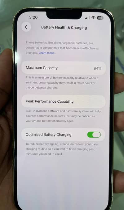 only 6 months used  with 94 battery health