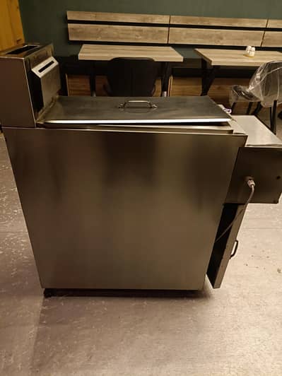 Commercial Single Vat Gas Deep Fryer with Digital Thermostat