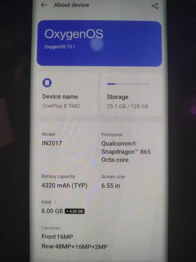 OnePlus 8 Pro 8GB 128GB PTA Approved PUBG Beast