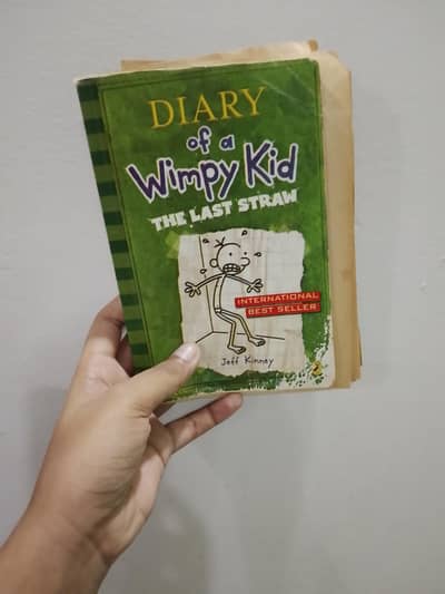 Used wimpy kid books in considerable condition