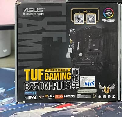 ASUS TUF Gaming B550M-PLUS AM4 Motherboard DDR4 Ryzen 5000 Ready
