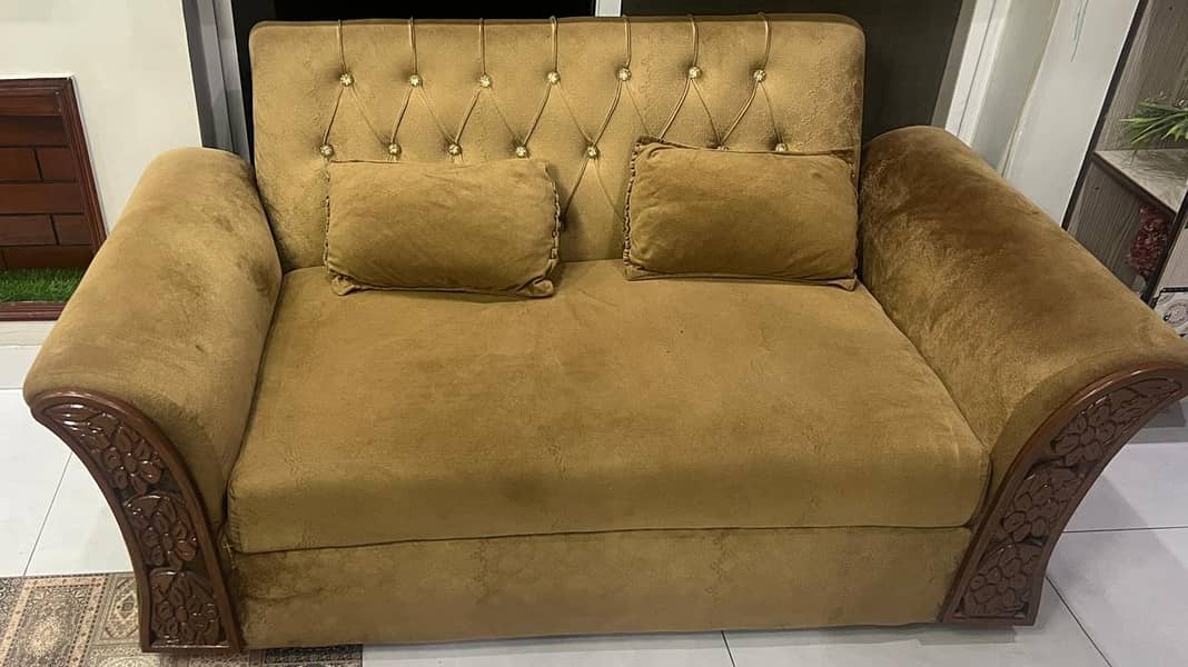 sofa set brown 0