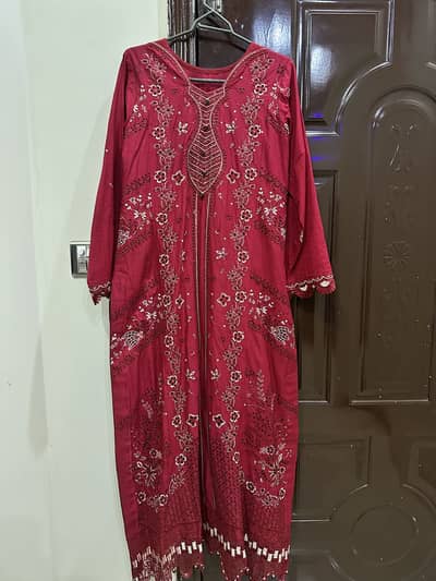 Maria. B 3 pcs embroidery dresses