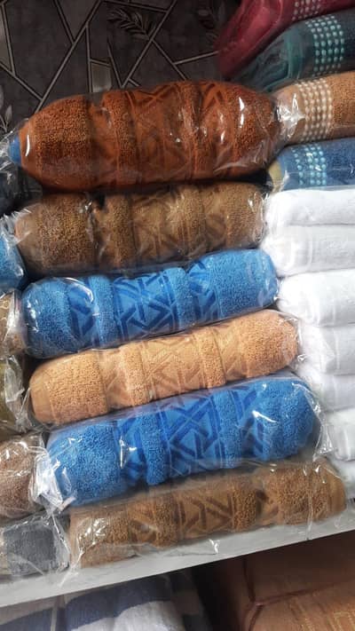 Cotton meduim size towel 24×44 available