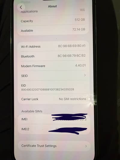 Iphone 14 pro max 512 gb