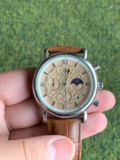 Patek moon phase chronograph Omega  Pagani  watch pp GShock seiko