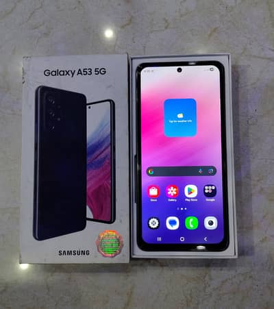 Samsung A53 8/128GB Ram with box for sale