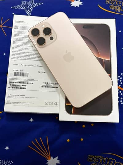 Apple iPhone 16 pro Max Complete Box Urgent Sale Connect What s App