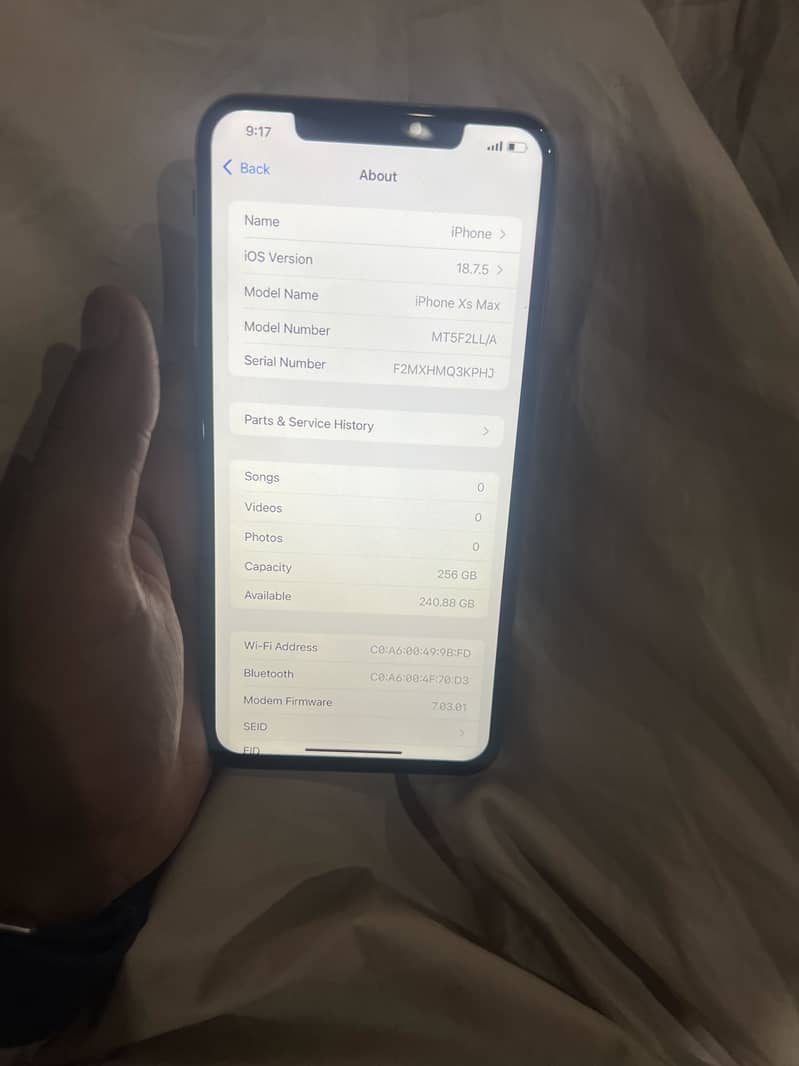 iPhone X Max 0