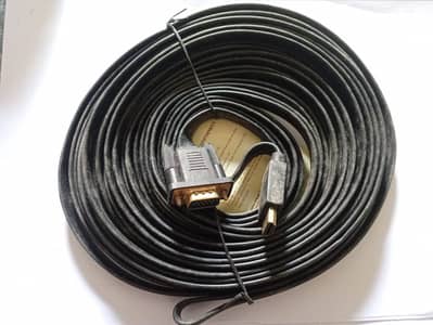 HDMI to VGA Cable Imported Quality 1.5M / 3M / 10M Available