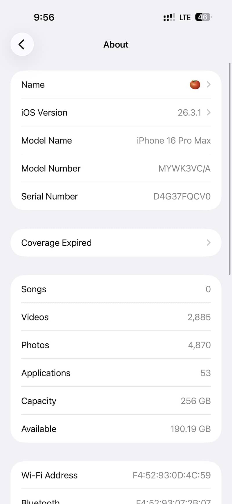 256gb iphone 16pro max 3