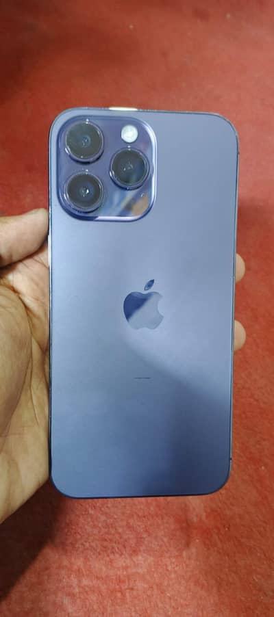 14 pro max PTA approved 256Gb 85 batry physical esim
